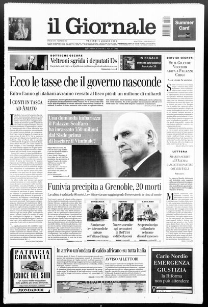 Il giornale : quotidiano del mattino